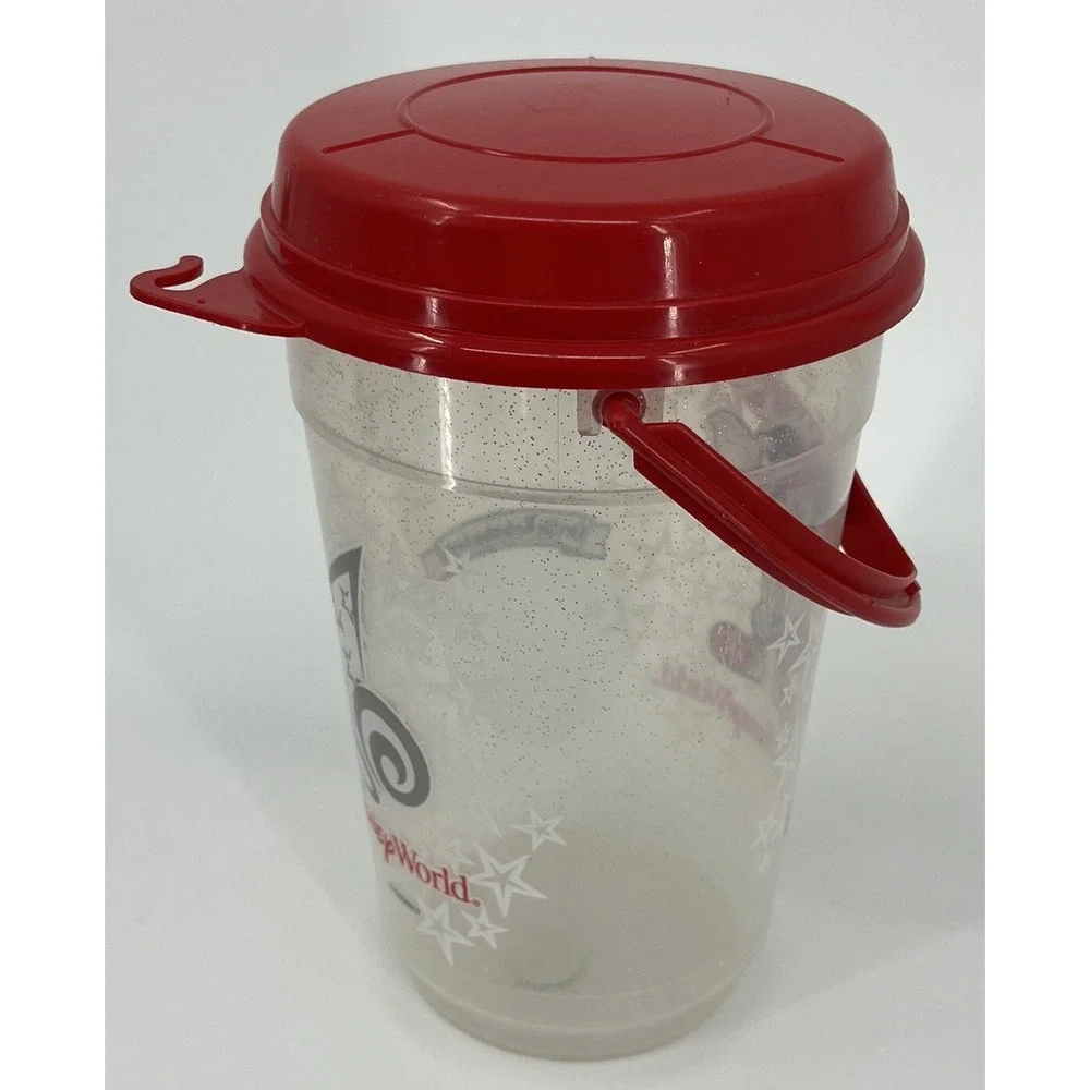 Walt Disney World Popcorn Bucket Mickey Mouse Band Leader Stars Glitter